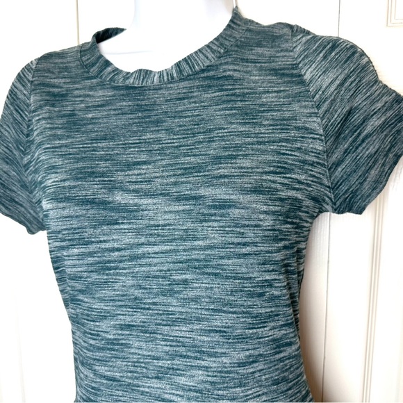 LULULEMON & Go Where To Dress Heathered Fuel Green Space Dye Rulu Knit Reflectiv - Picture 4 of 13